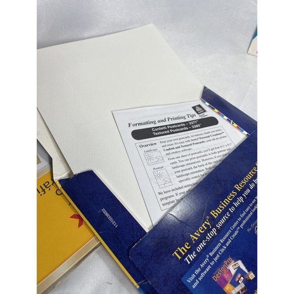 Inkjet Photo Paper Kodak, Great Transparencies And Avery Postcards Leftover Lot - Picture 7 of 10